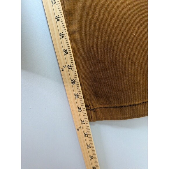 Kensie Jeans Women 12/31 Brown High Waist Wide Leg Pockets Boho Jeans Ankle NWT - Picture 14 of 16